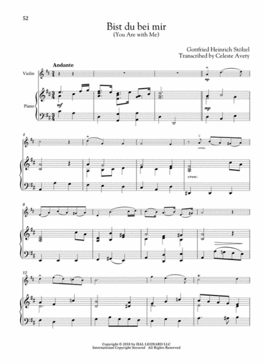 Wedding Music For Classical Players - Violin Book with Piano Audio Accompaniment