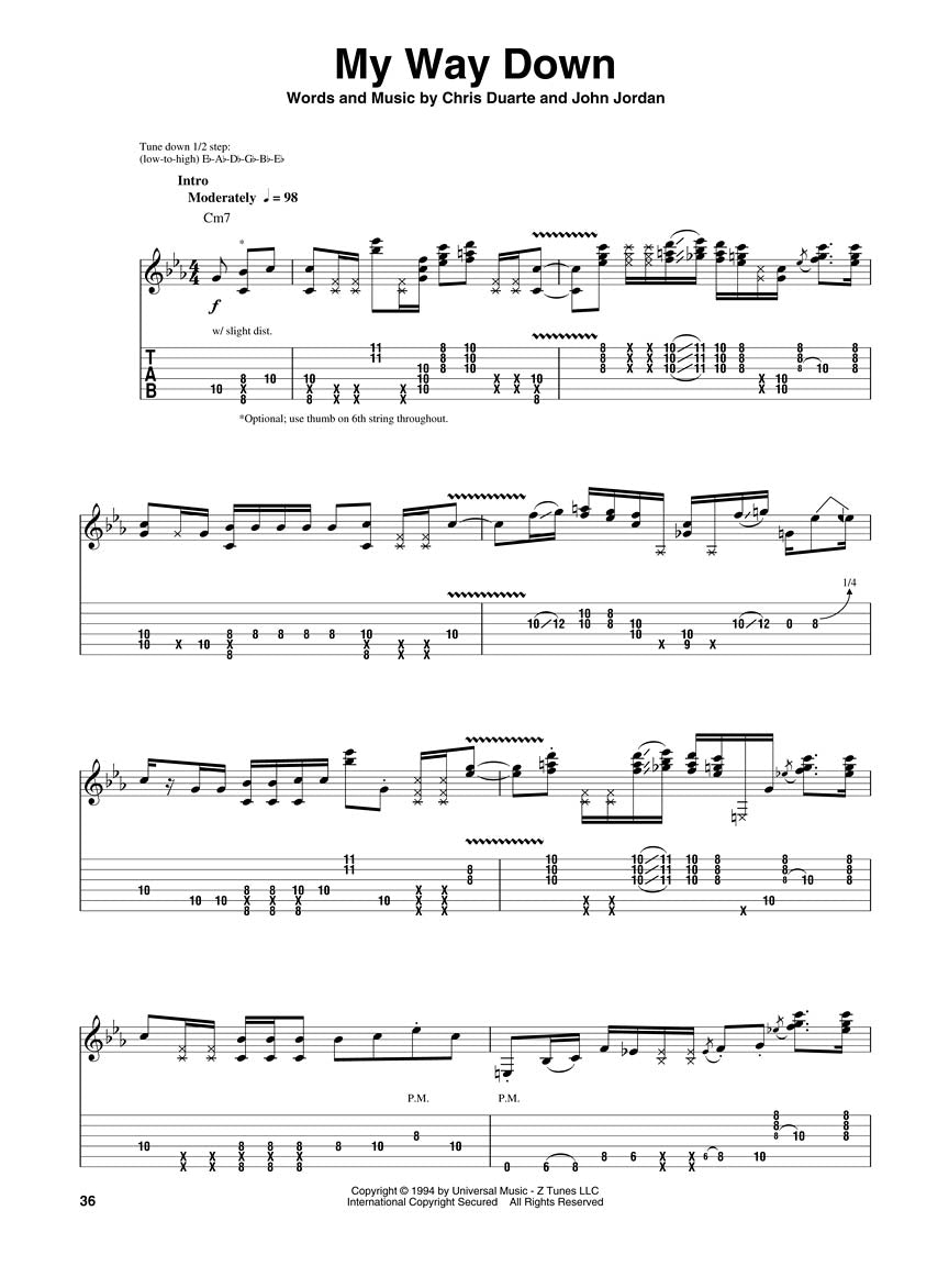 Modern Blues Guitar Play Along Volume 166 Book/CD