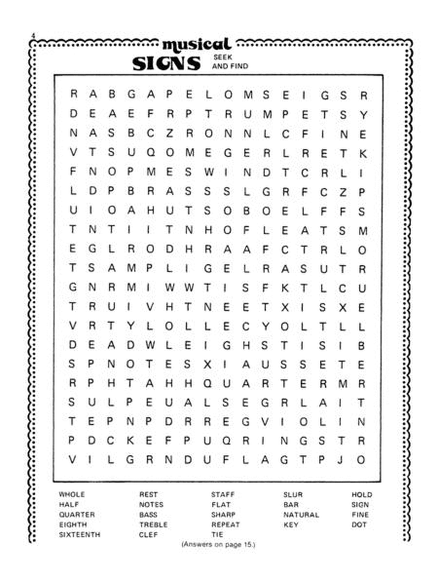 Music Mazes And Puzzles Book 1