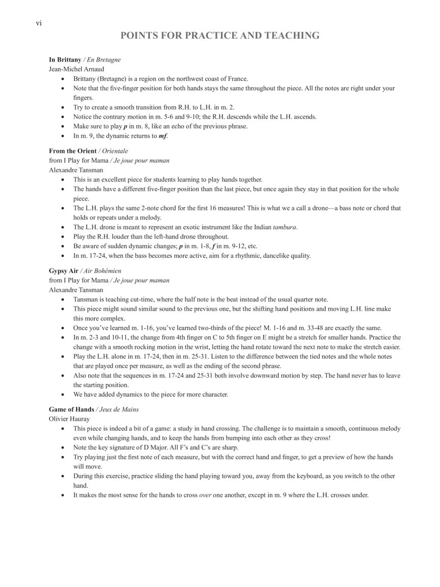 Bonjour Piano - Elementary Level Book