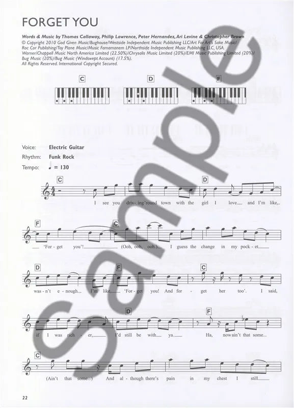 Easiest Keyboard Collection - Huge Chart Hits Songbook