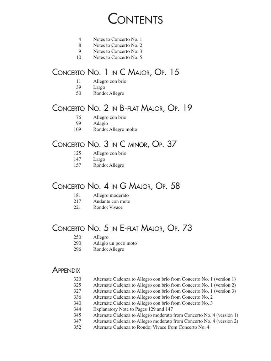 Beethoven - Complete Piano Concertos Bk/Ola