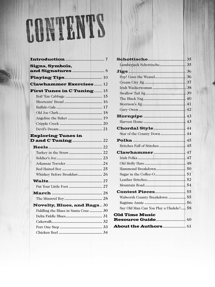 Fiddle Tunes For Ukulele Book/Ola