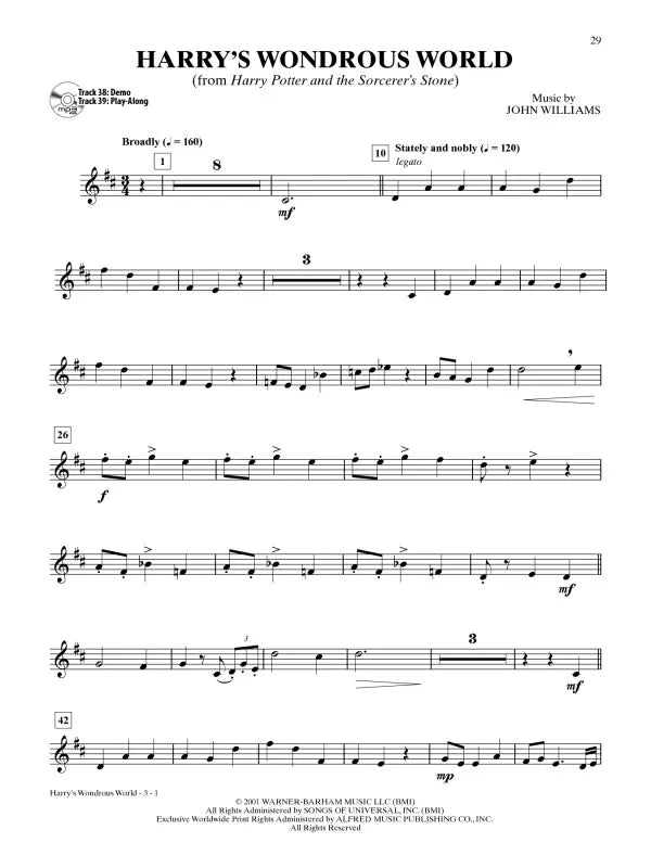 Ultimate Movie Instrumental Solos Trumpet Bk/Ola