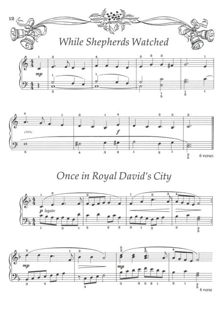 Merry Christmas Carols Piano