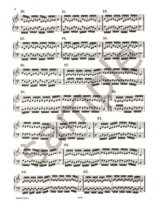 Schmitt - Preparatory Exercises From Opus 16 Piano Book