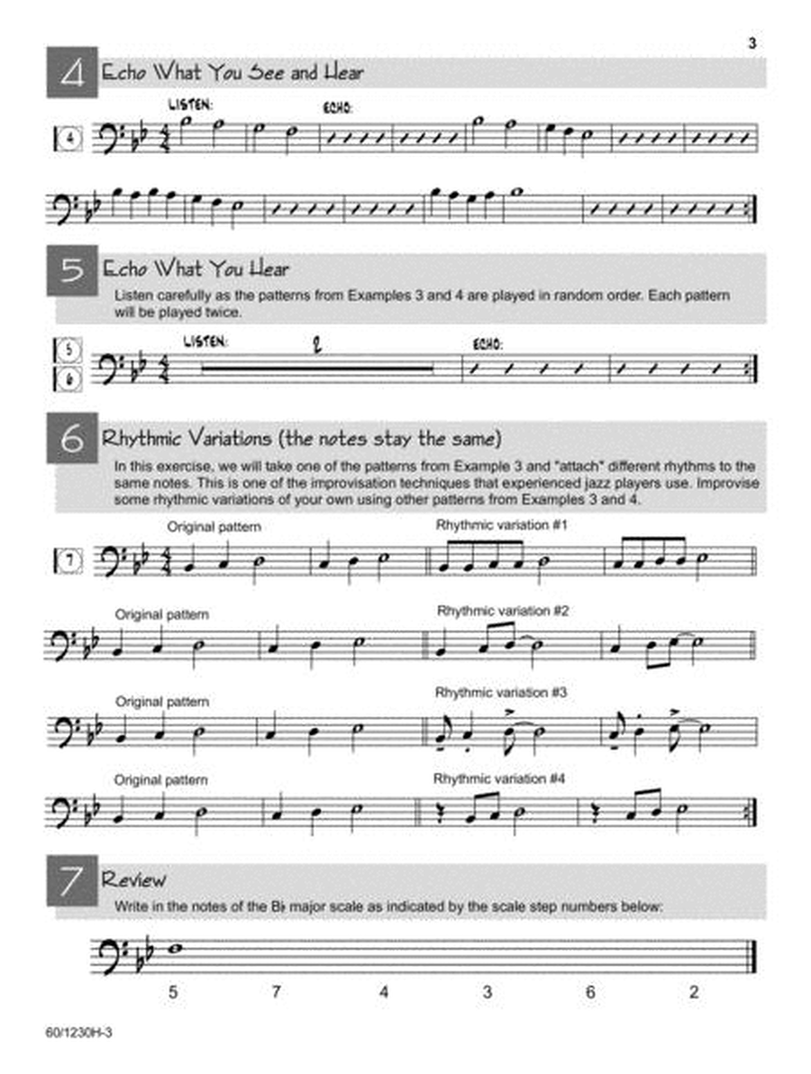 Jazz Basics - Trombone and Baritone B.C Book