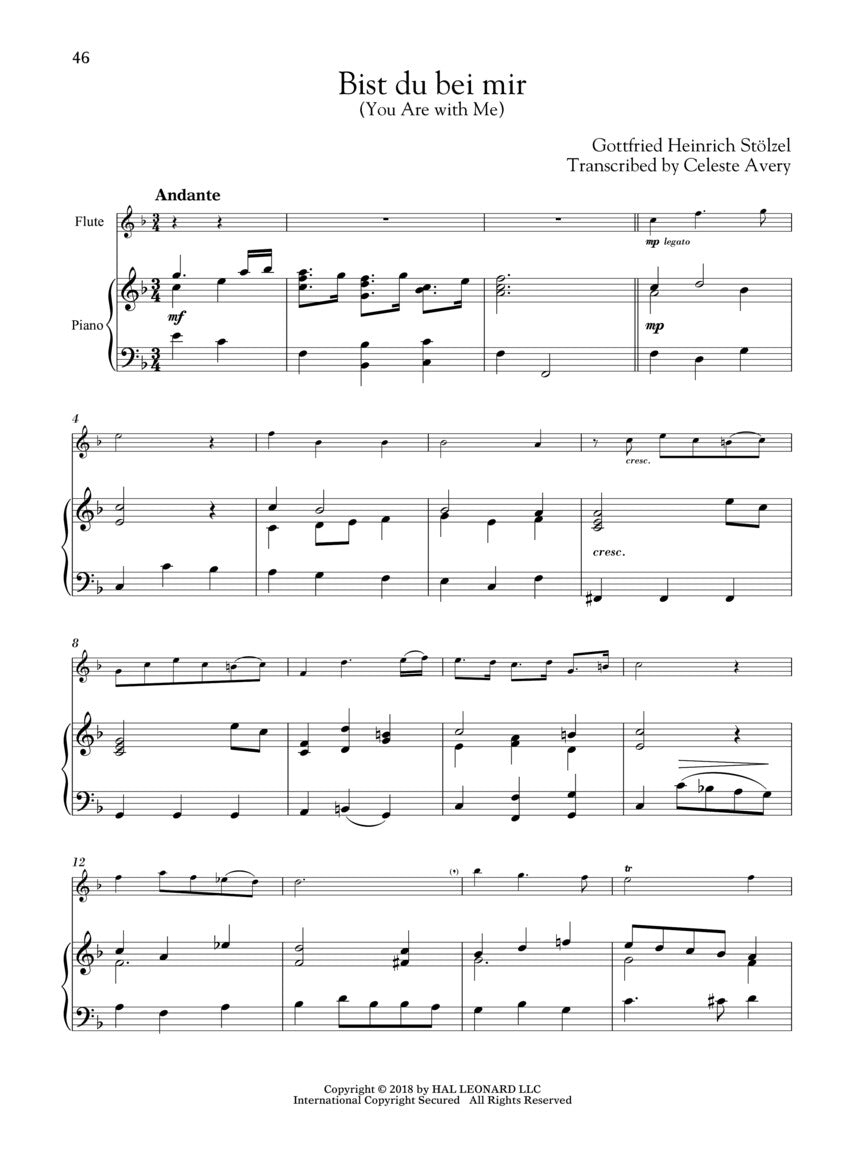 Wedding Music - Classical Players Flute Book with Piano Accompaniment (Book/Ola)