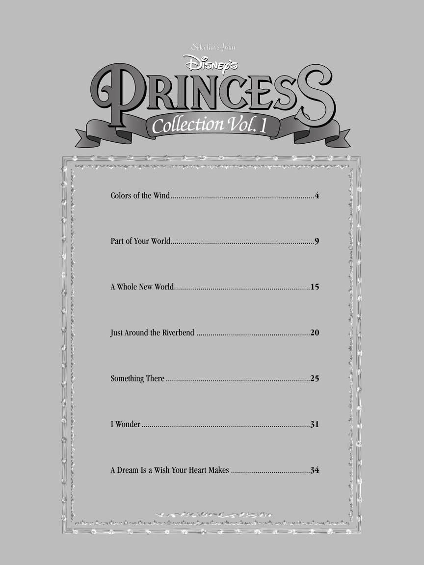 The Disney Princess Collection Volume 1 - 5 Finger Piano Book