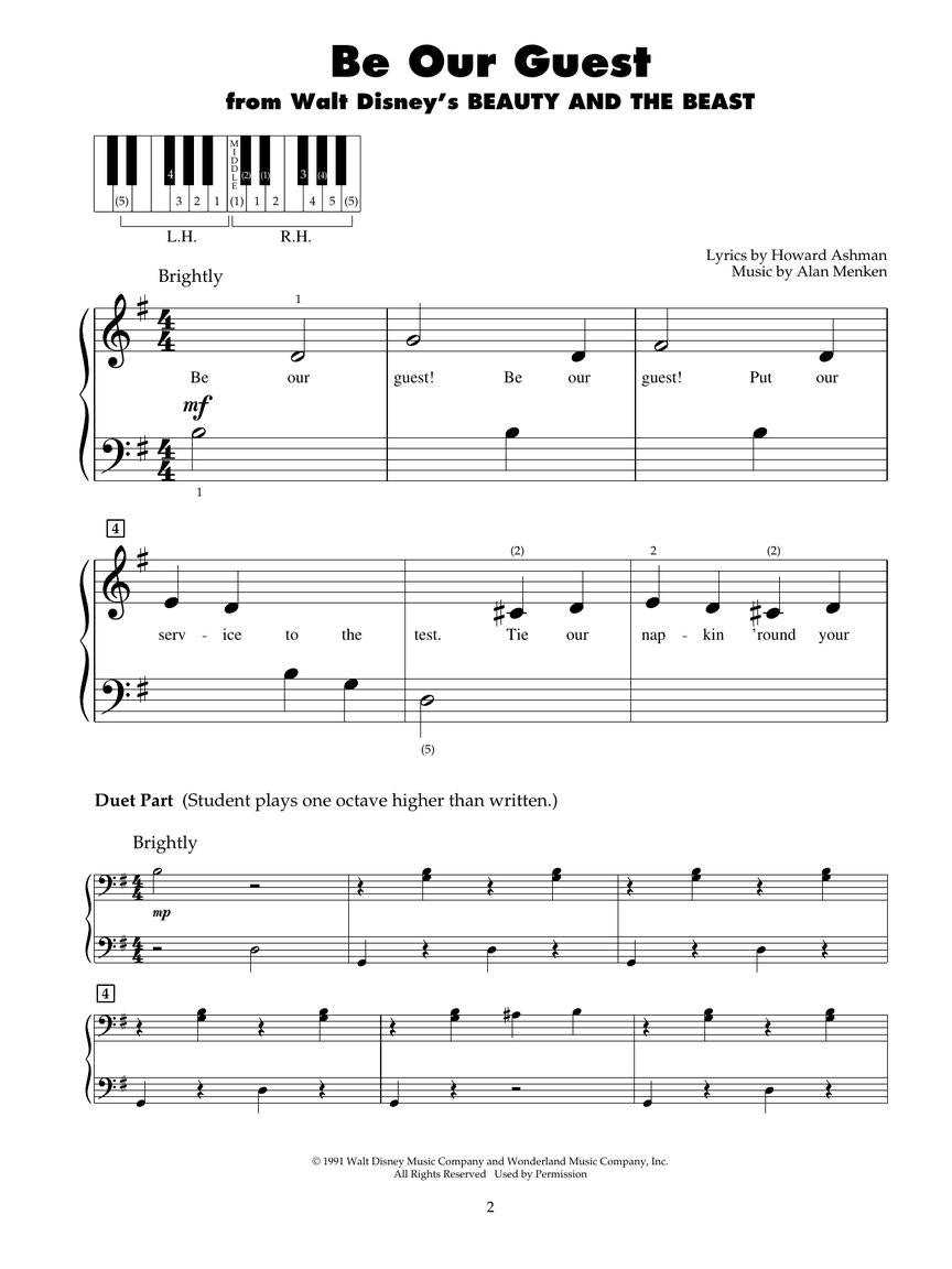 Disney Favorites 5 Finger Piano