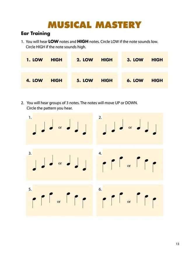 Essential Elements Piano Theory - Level 1 Book