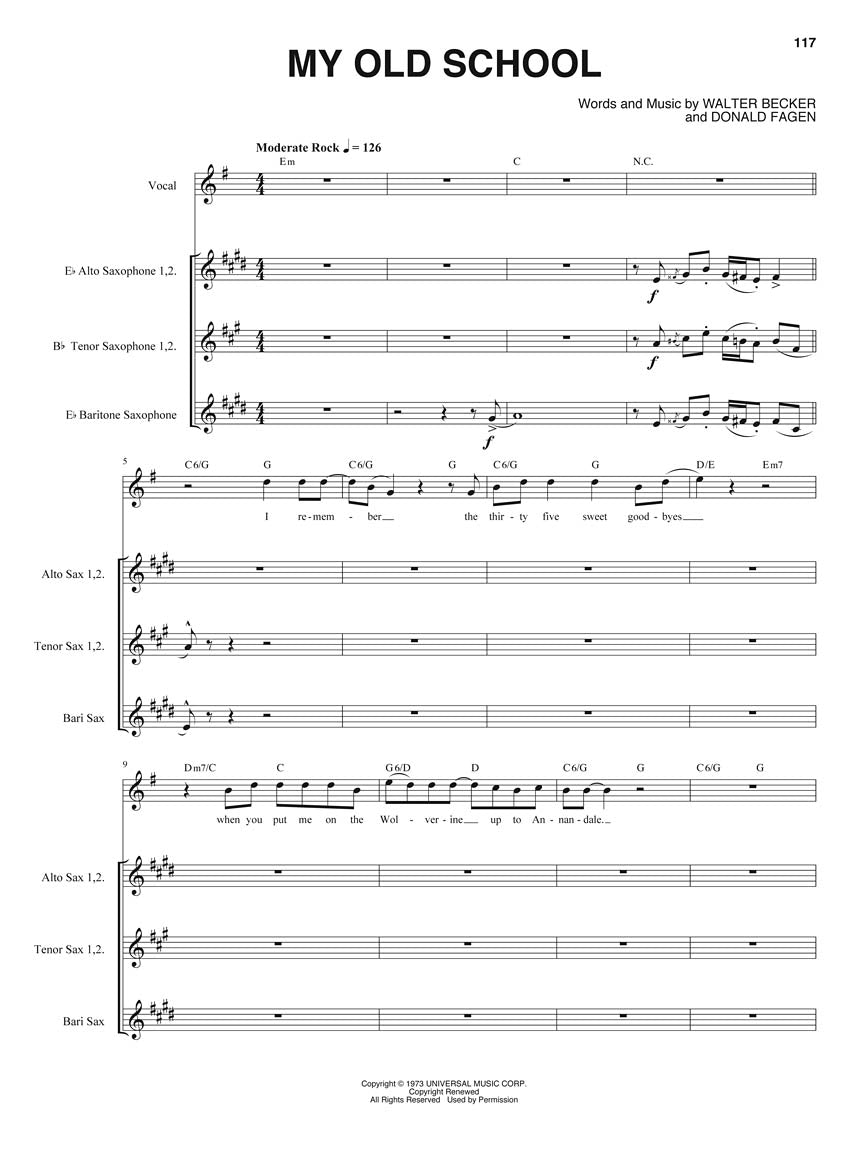 Jazz Pop Horn Section Transcribed Scores