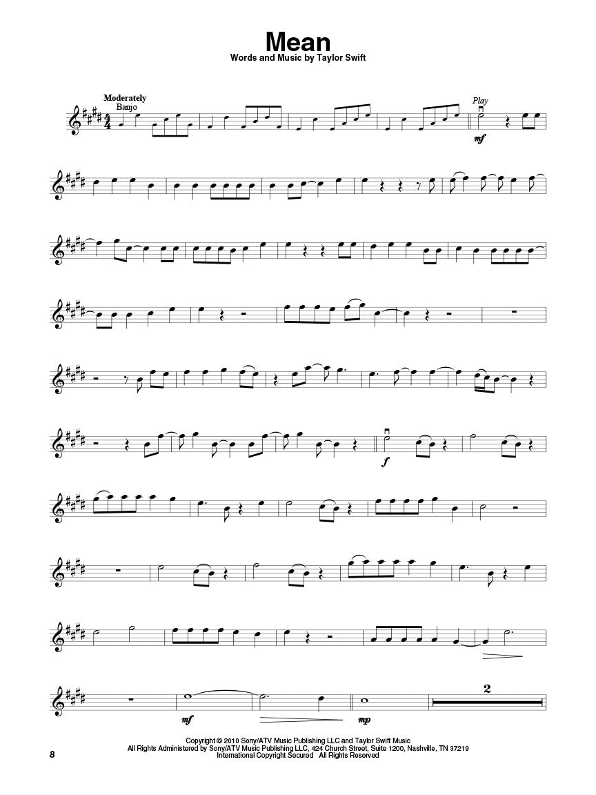 Taylor Swift Violin Play Along Volume 37 Book/Ola
