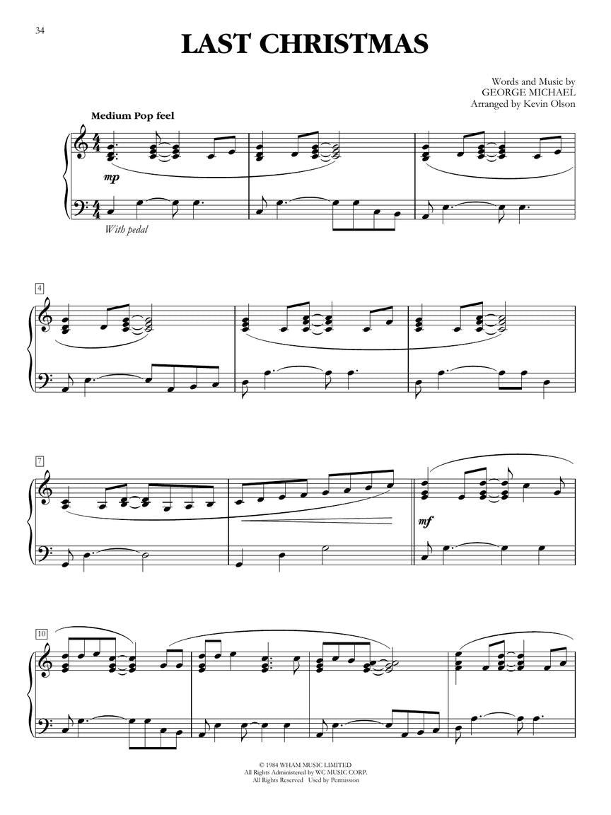 Easy Christmas Piano Solos Book (20 Popular Christmas Songs)