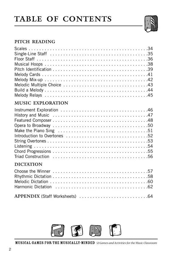 Musical Games For The Musically Minded K-8