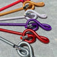 Bentcil - Treble Clef Design (Silver)