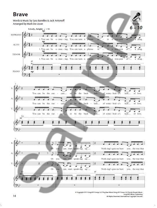 Sing Out - Book 4 Mixed Voice SAT Choirs Book and Audio