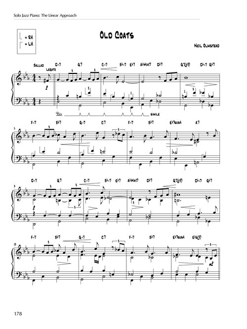 Solo Jazz Piano Book - The Linear Approach (2nd Edition)
