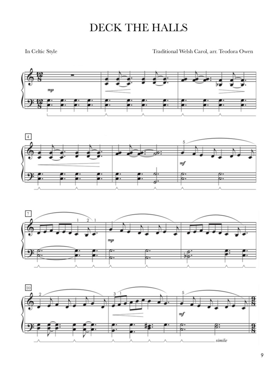 Piano Safari - The Joy of Christmas Book 4 with Audio (Intermediate to Late Intermediate)
