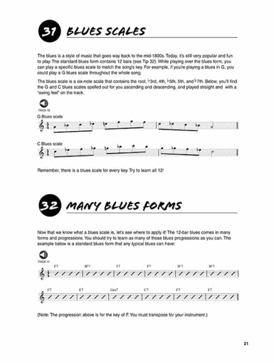 101 Saxophone Tips Book/Cd