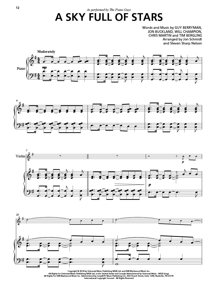 Piano Guys - Uncharted Piano with Optional Violin Book
