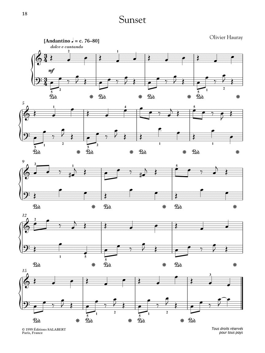 Bonjour Piano - Upper Elementary Level Book&nbsp;
