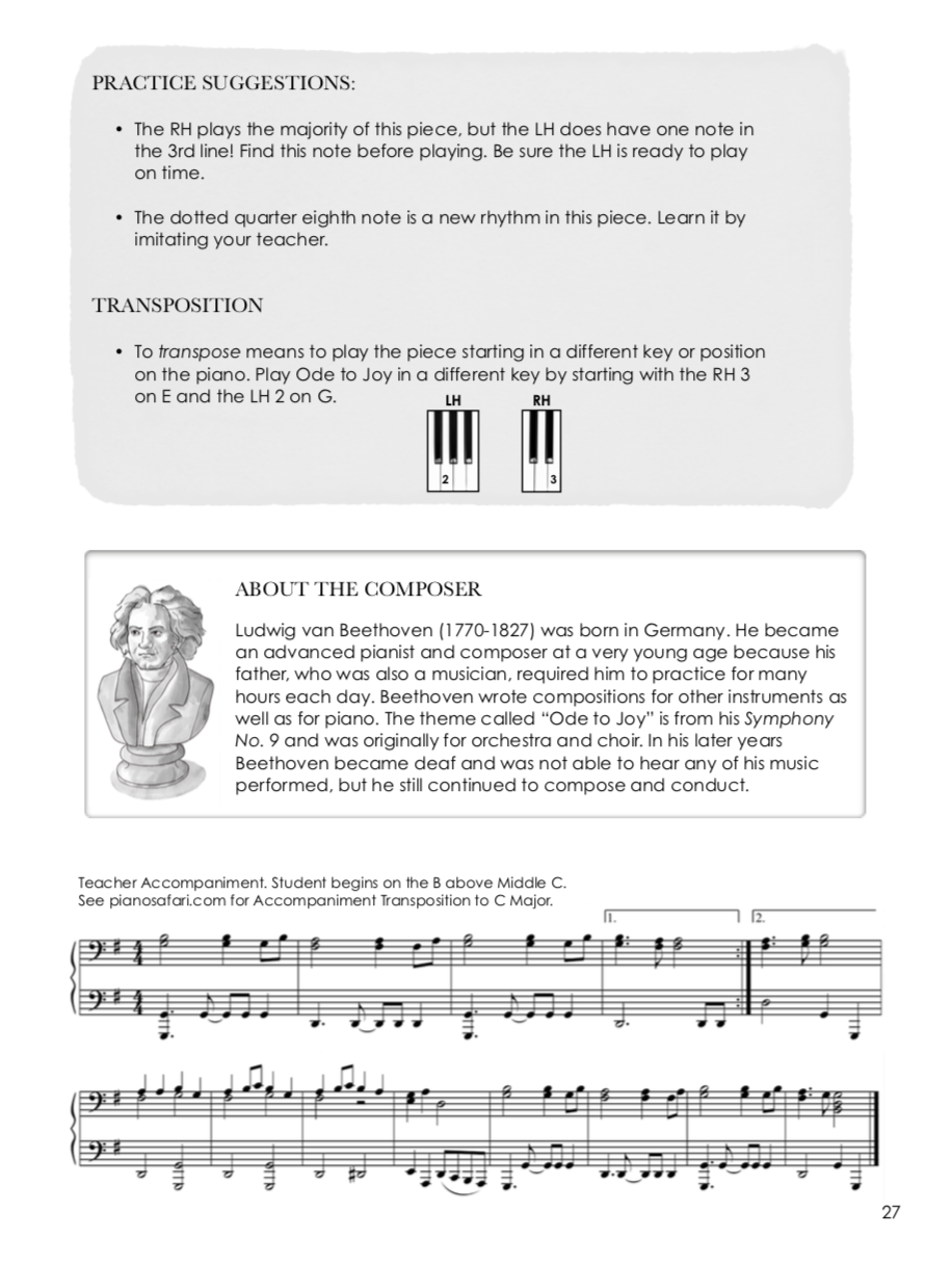 Piano Safari - Older Student Repertoire and Technique Level 1 Book/Audio