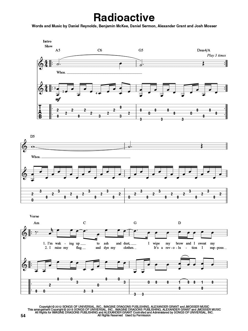 Fingerpicking Hit Songs Guitar Tab Book