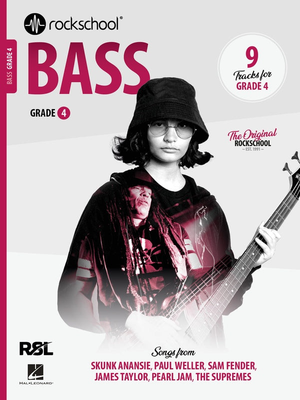 Rockschool Bass 2024+ - Teacher Bundle C (Grade 4 - Grade 8 Books) (Copy)