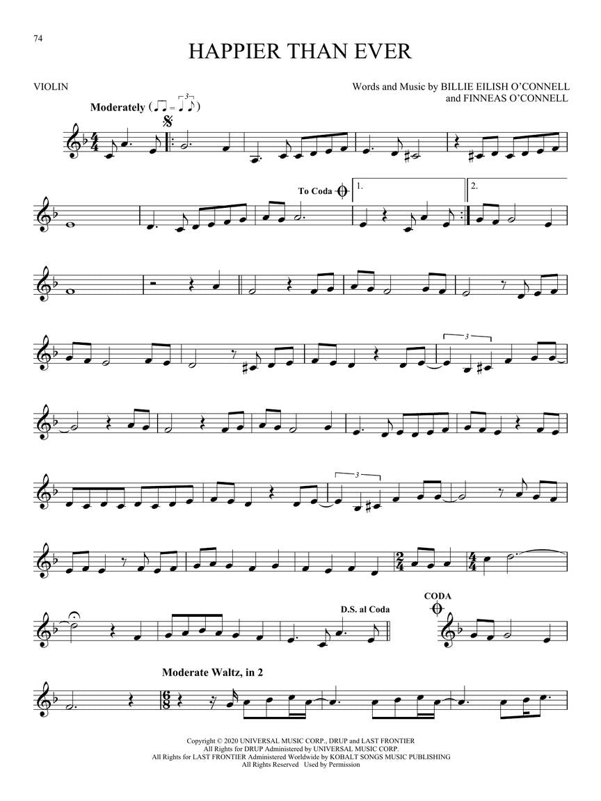 101 Top Hits For Violin Songbook (New 2025 Release)