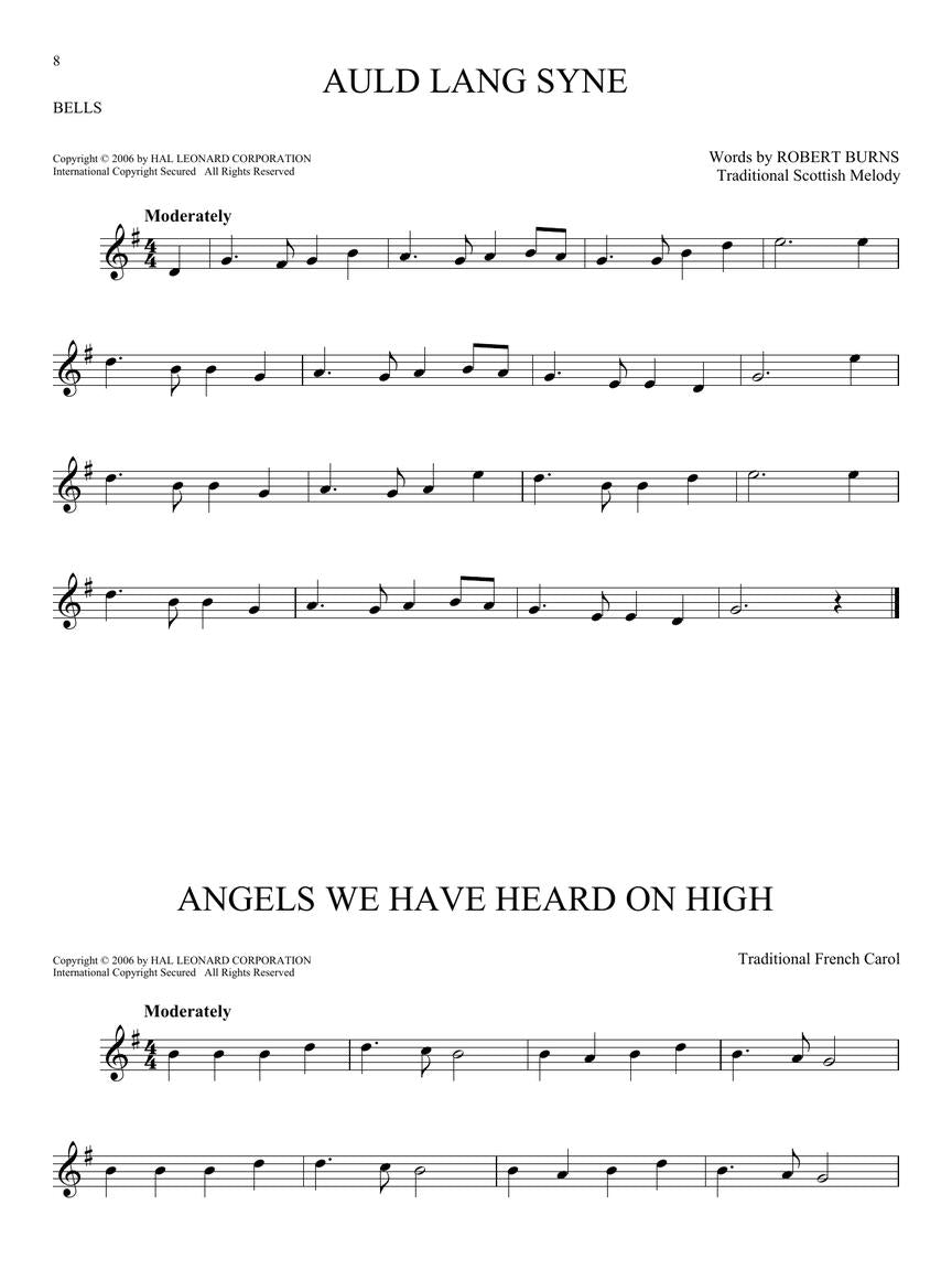 101 Christmas Songs For Bells/Glockenspiel Book