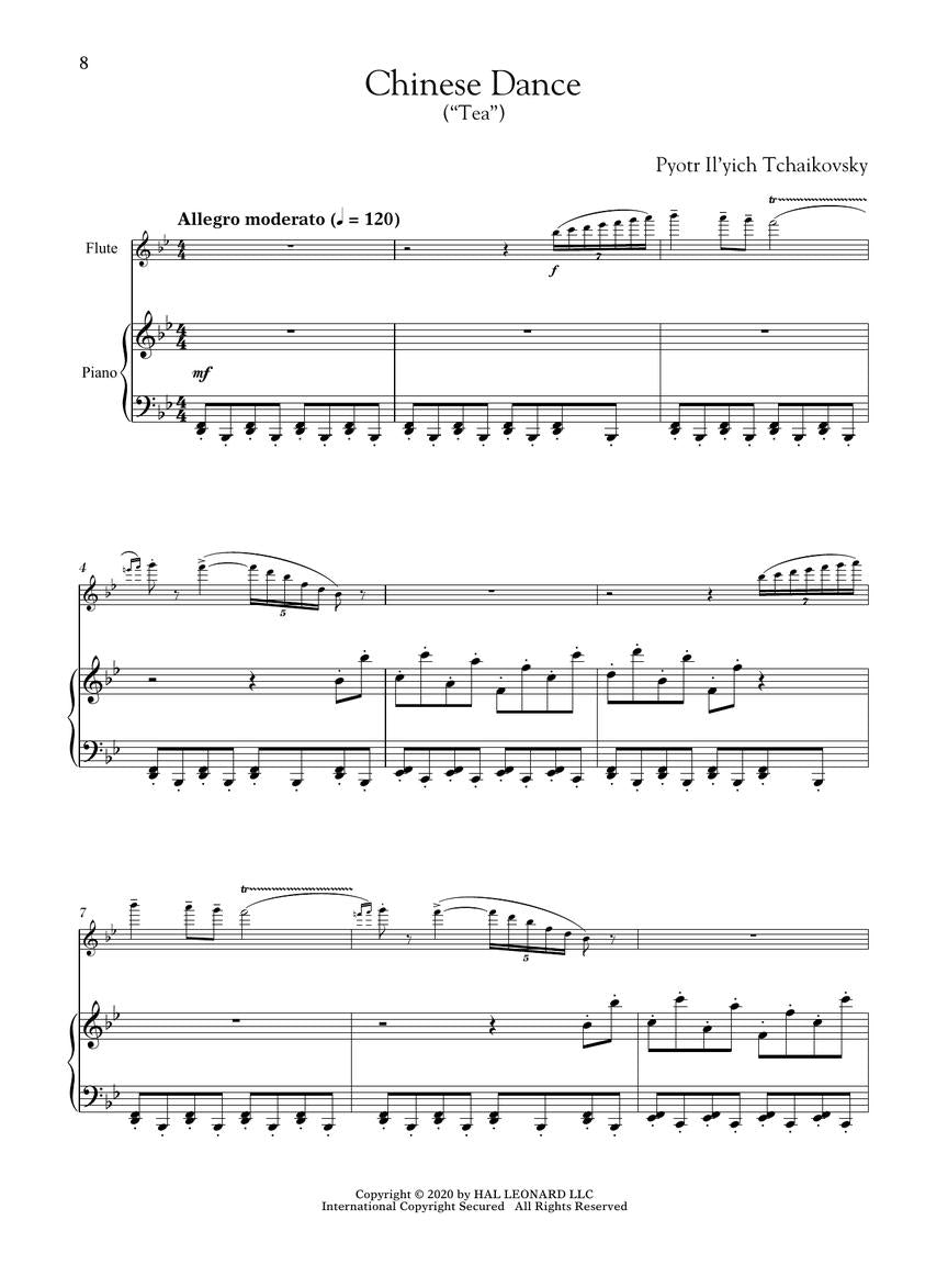 Nutcracker For Classical Players Flute/Piano Bk/Ola