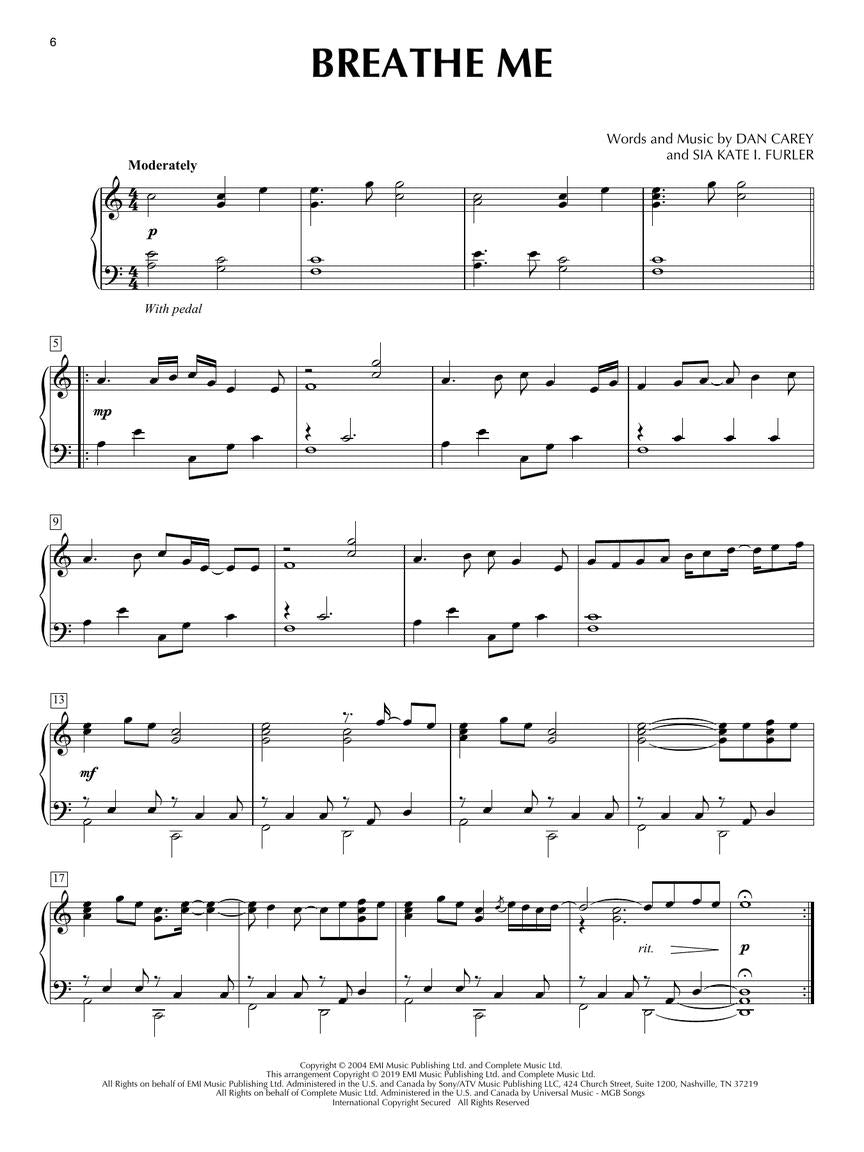 Yoga Music For Piano Solo Book (24 Songs)