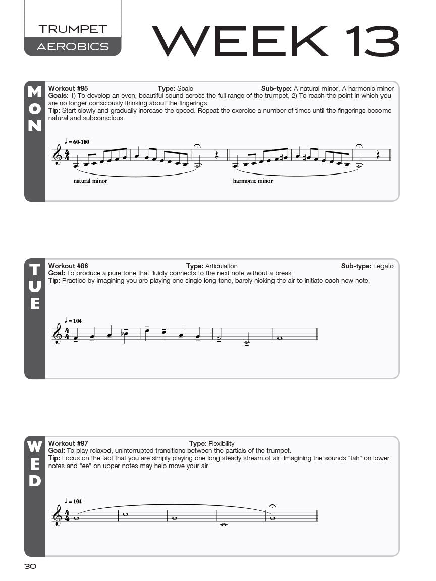 Trumpet Aerobics Book/Audio