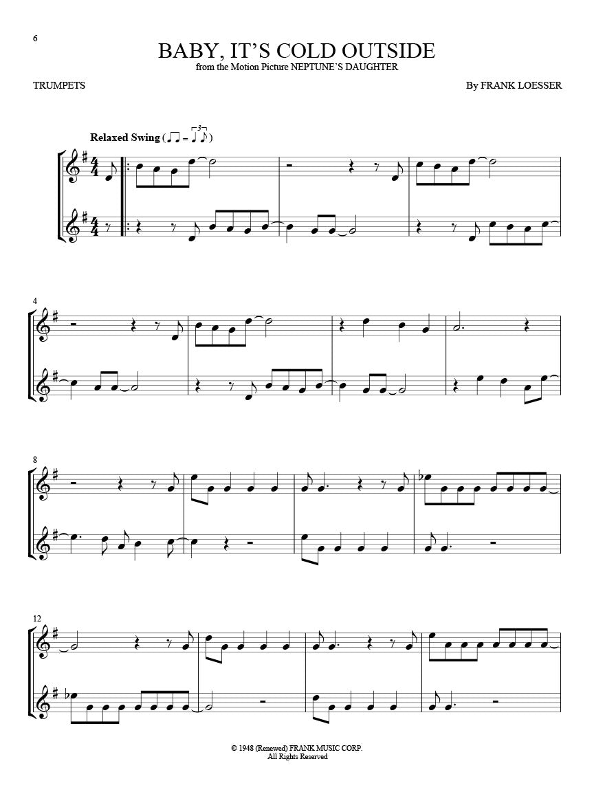 Christmas Hits For Two Trumpets