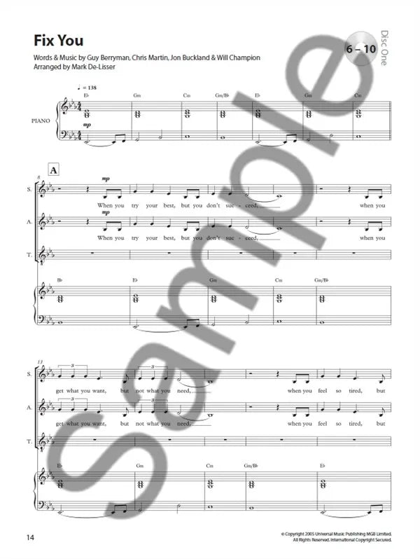 Sing Out - Book 3 Mixed Voice SAT Choirs Book and Audio