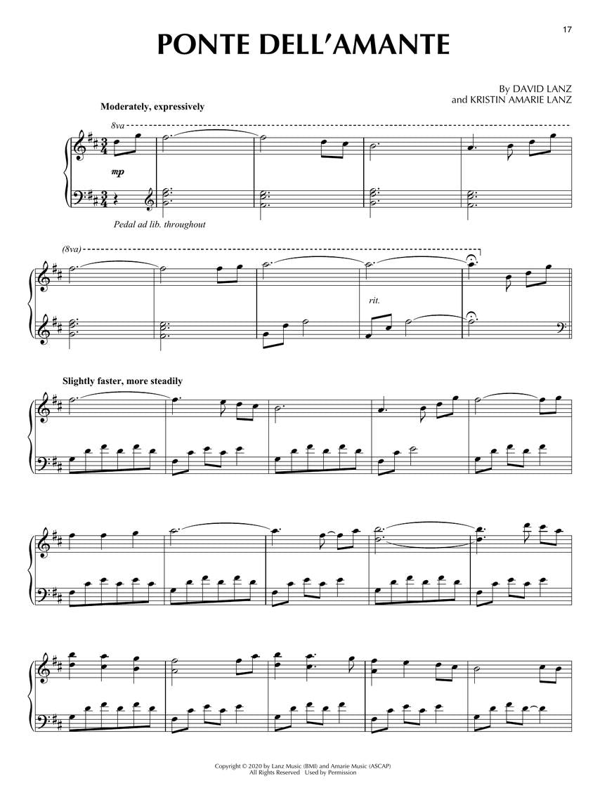 David Lanz - Water Sign Piano Solo Book
