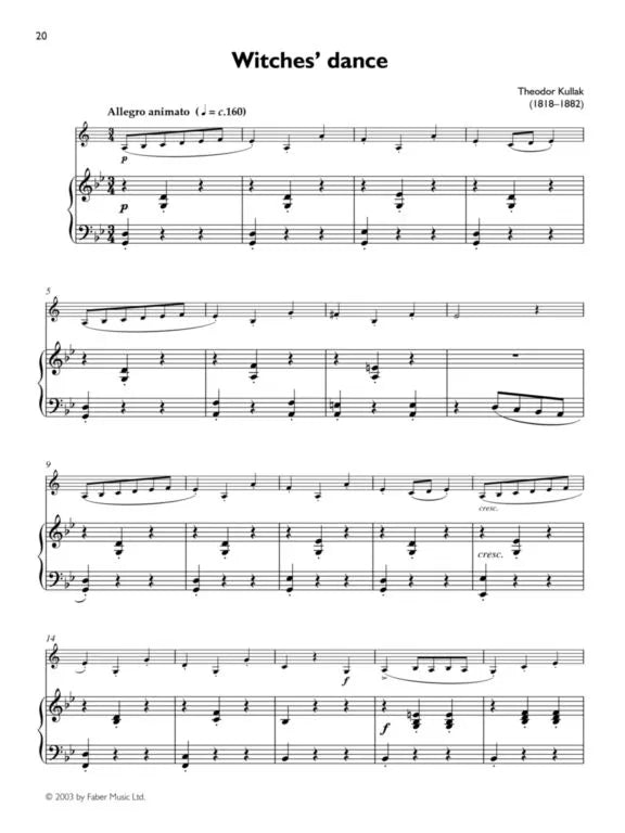 Paul Harris - First Repertoire For Clarinet Book with Piano Accompaniments