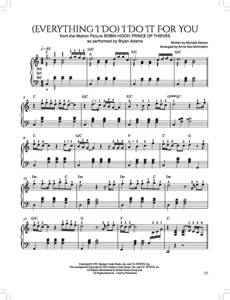 Pop Ballads For Harp Book