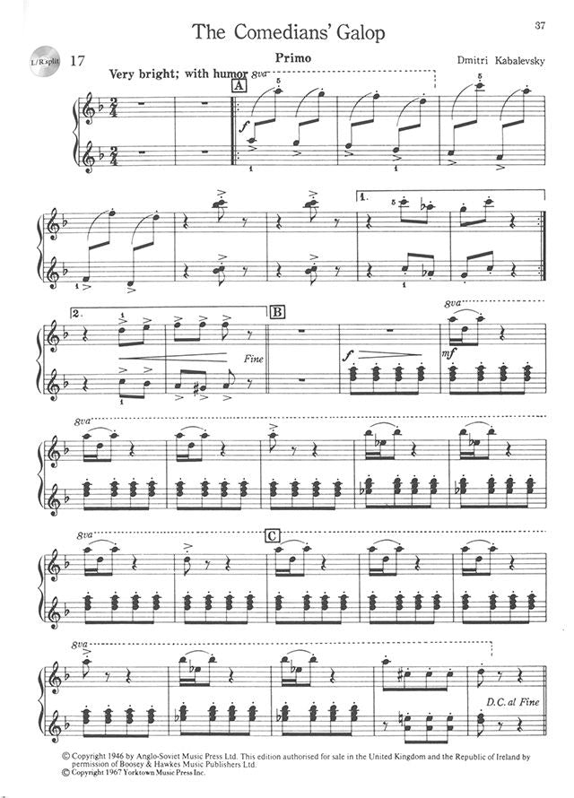 The Joy Of Piano Duets Book/Ola (34 Duets)