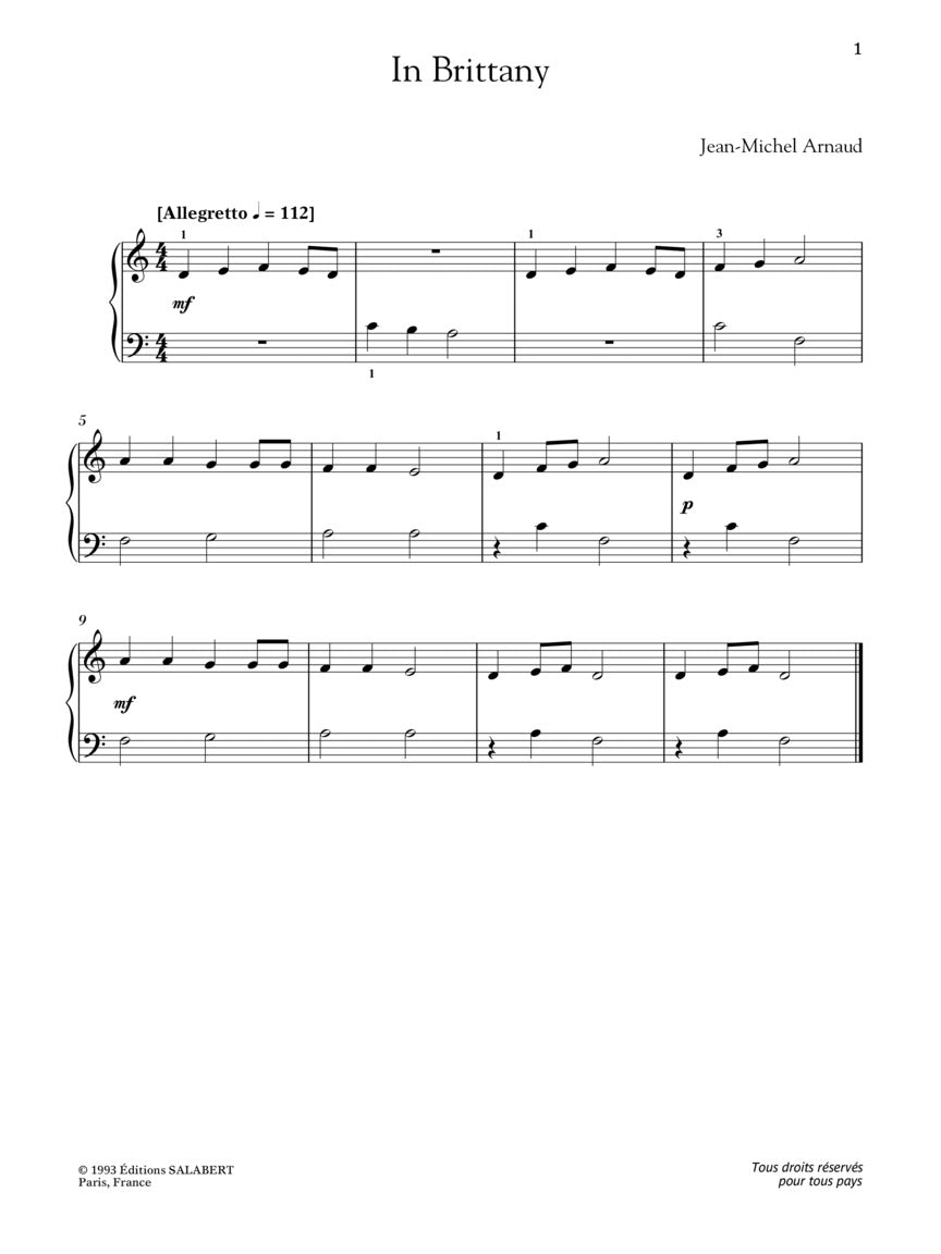 Bonjour Piano - Elementary Level Book