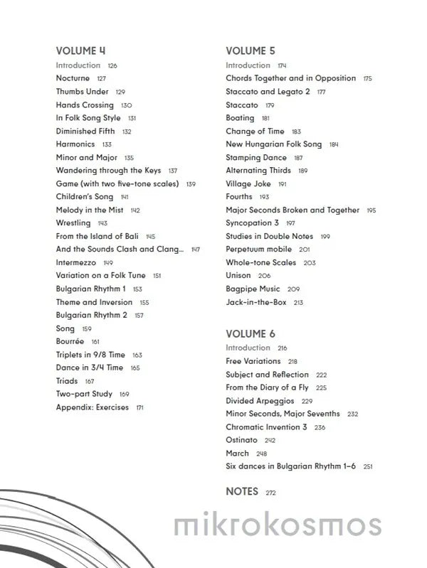Bartok Mikrokosmos - Complete