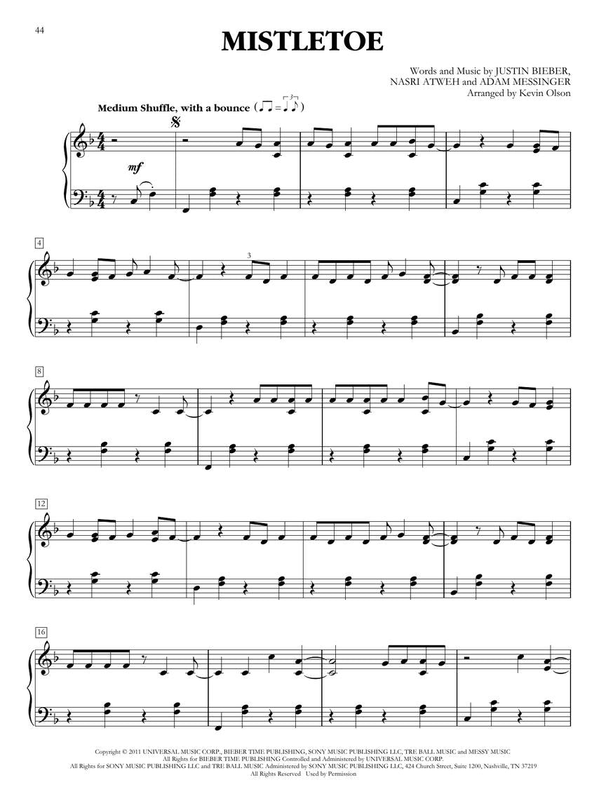 Easy Christmas Piano Solos Book (20 Popular Christmas Songs)