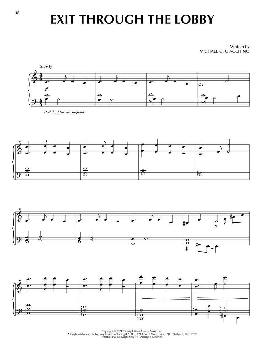 Spider Man - No Way Home Movie Soundtrack Piano Solo Book