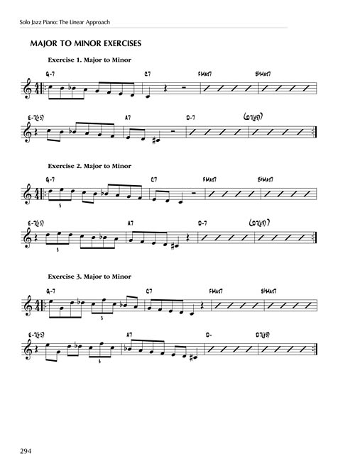 Solo Jazz Piano Book - The Linear Approach (2nd Edition)