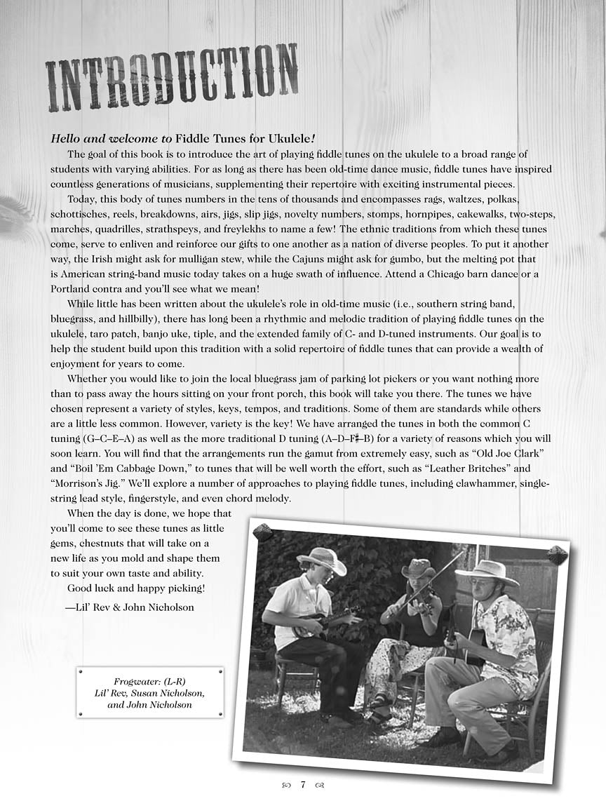 Fiddle Tunes For Ukulele Book/Ola