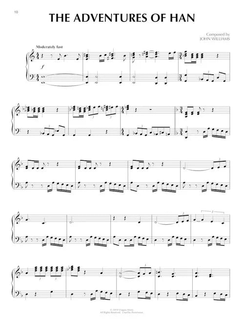 John Williams/John Powell - A Star Wars Story Piano Solo Book