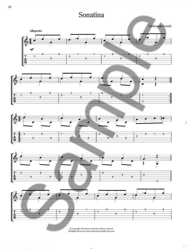Fifty Great Pieces For Easy Classical Guitar Book