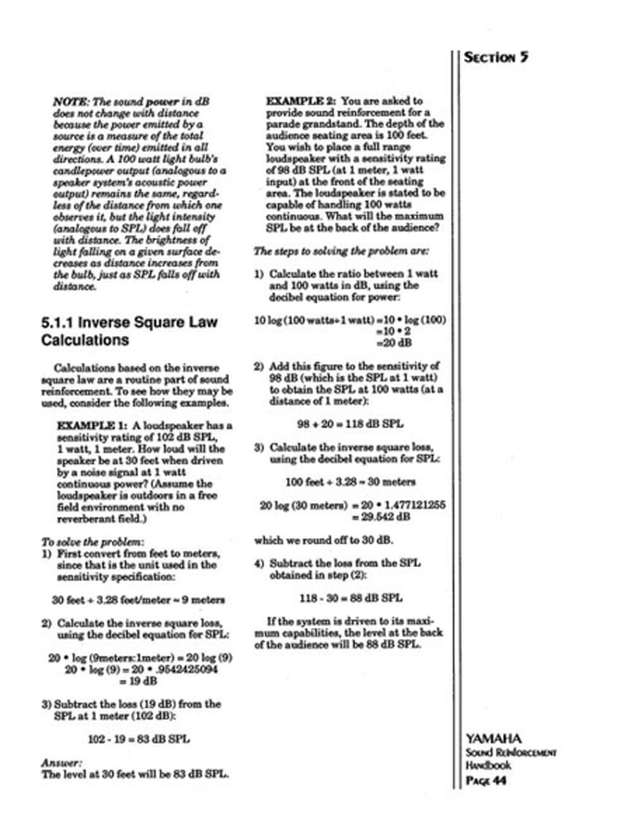 Sound Reinforcement Handbook