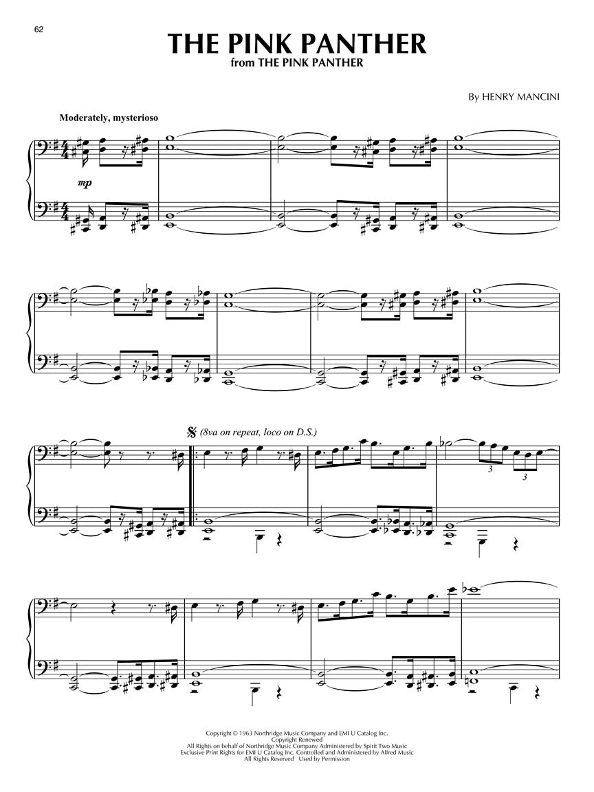 Great Instrumentals - Piano Solo Book (25 Instrumental Themes)